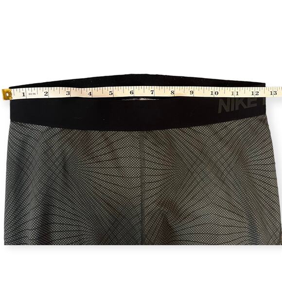 Nike Pro Hyperwarm Gray Compression Leggings Dri-FIT Athletic Gym Size Medium - Picture 2 of 7